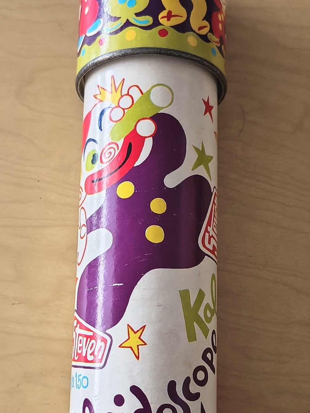 Vintage Kaleidoscope 1980 Steven MFG Circus Clown Theme